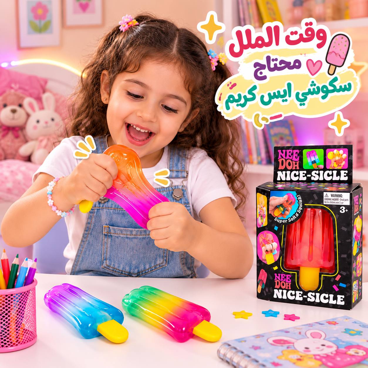 Nice-Slice-سكوشي-شكل-ايسكريم_All_28816_8.jpeg Nice Slice سكوشي شكل ايسكريم - الصورة 1