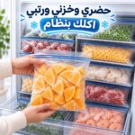 أكياس حفظ الطعام محكمة الغلق للثلاجة والفريزر قابلة لإعادة الاستخدام 18 قطعة