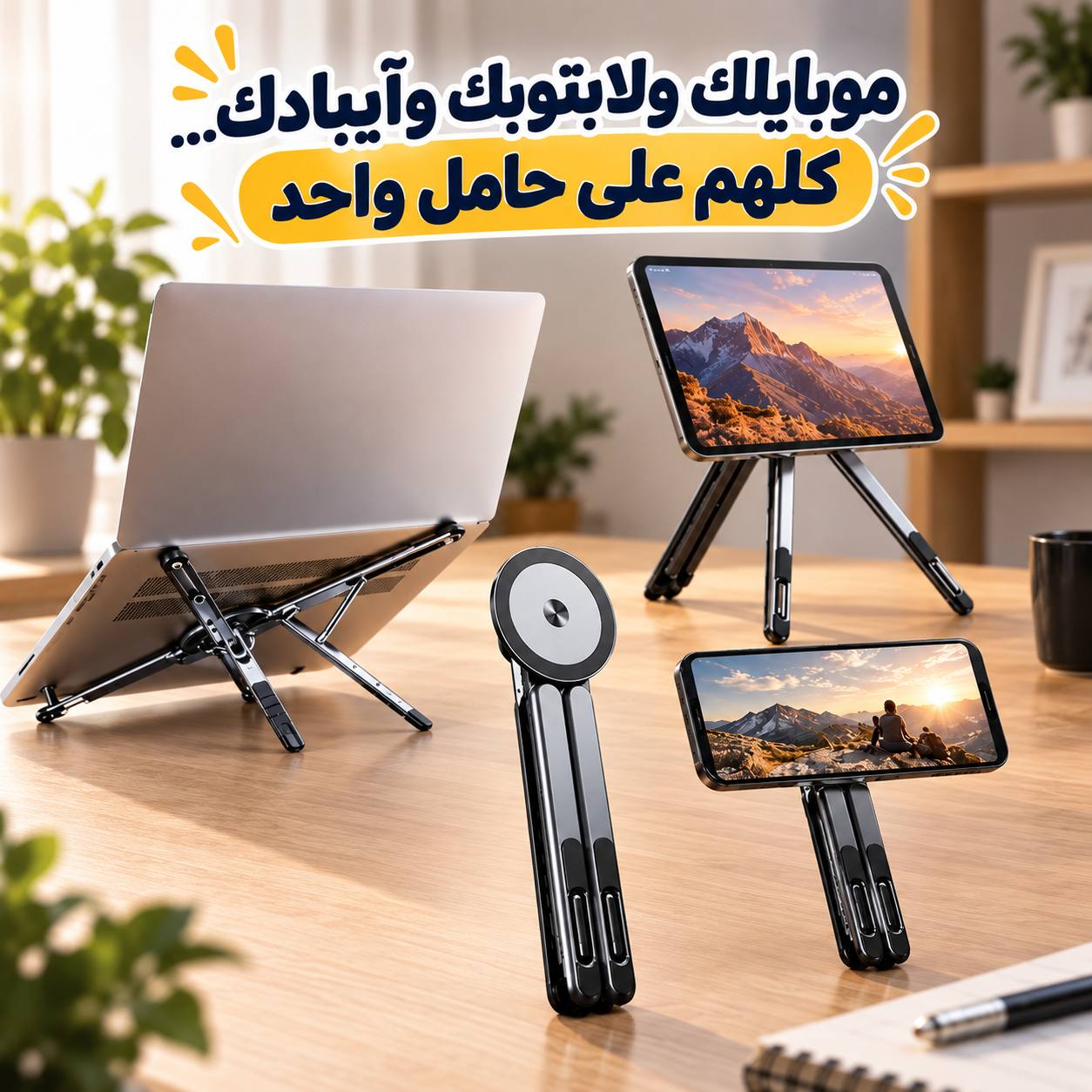 حامل-مغناطيسي-معدني-قابل-للطي-والتعديل-للموبايل-واللابتوب-والايباد_All_12526_8.jpeg حامل مغناطيسي معدني قابل للطي والتعديل للموبايل واللابتوب والايباد - الصورة 1