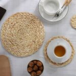 ⁦كوستر خوص هاند ميد دائري للديكور والتقديم بمقاسات مختلفة⁩ - الصورة ⁦5⁩