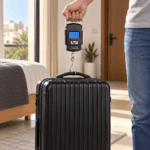 ⁦ميزان شنط رقمي محمول بخطاف وشاشة LCD لوزن حتى 50 كجم⁩ - الصورة ⁦3⁩