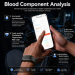 ⁦سوار TREKO ONE الذكي بدون شاشة لمتابعة الصحة واللياقة البدنية مع بلوتوث وتطبيق G band⁩ - الصورة ⁦9⁩