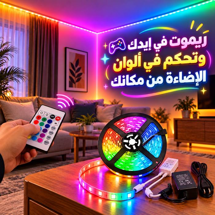 شريط-ليد-RGB-متعدد-الألوان-بطول-5-متر-مع-ريموت-كنترول-ولاصق-دبل-فيس_All_29061_8.jpeg شريط ليد RGB متعدد الألوان بطول 5 متر مع ريموت كنترول ولاصق دبل فيس - الصورة 1