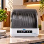 ⁦غسالة أطباق ميني DSP KW4001 بقوة 840 وات مع تجفيف بالهواء الساخن و3 برامج غسيل⁩ - الصورة ⁦2⁩