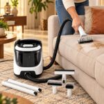 ⁦مكنسة غسيل الكنب والسجاد والمفروشات DSP KD2103 بقوة 900 وات وشفط 17KPA⁩ - الصورة ⁦2⁩