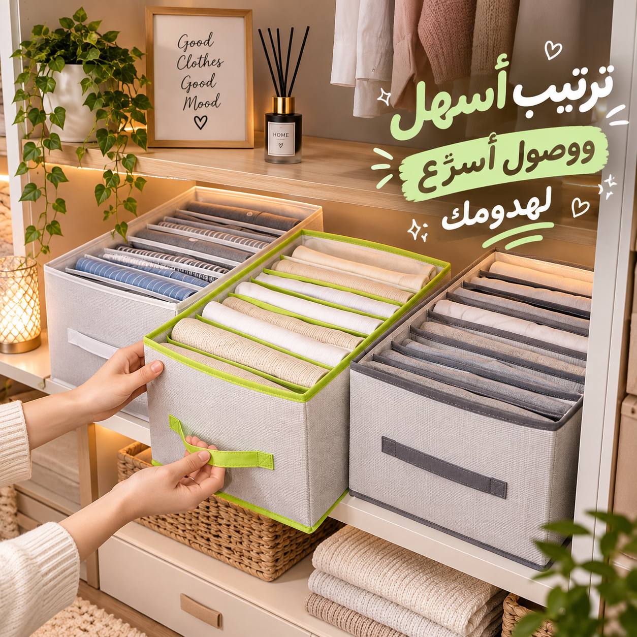 منظم-وحامل-ملابس-قابل-للطي-12-خانة_All_8880_8.jpeg منظم وحامل ملابس قابل للطي 12 خانة - الصورة 1